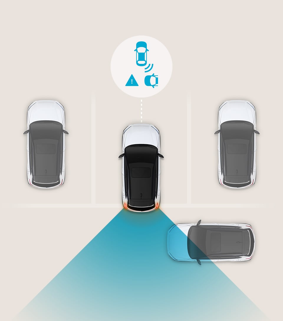 Rear-Cross Traffic Collision Warning (RCCW) image